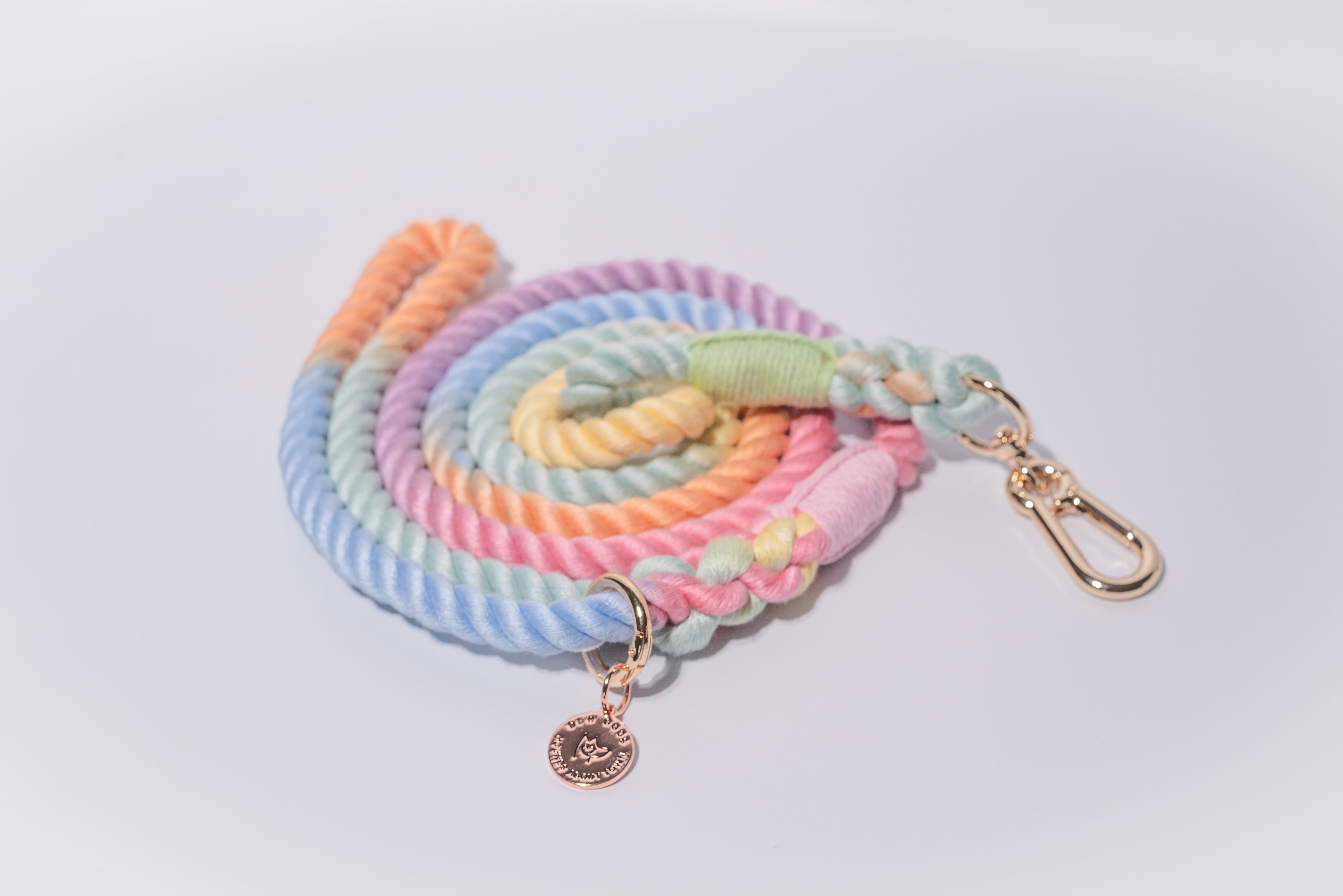 Slimline Rainbow Rope Lead