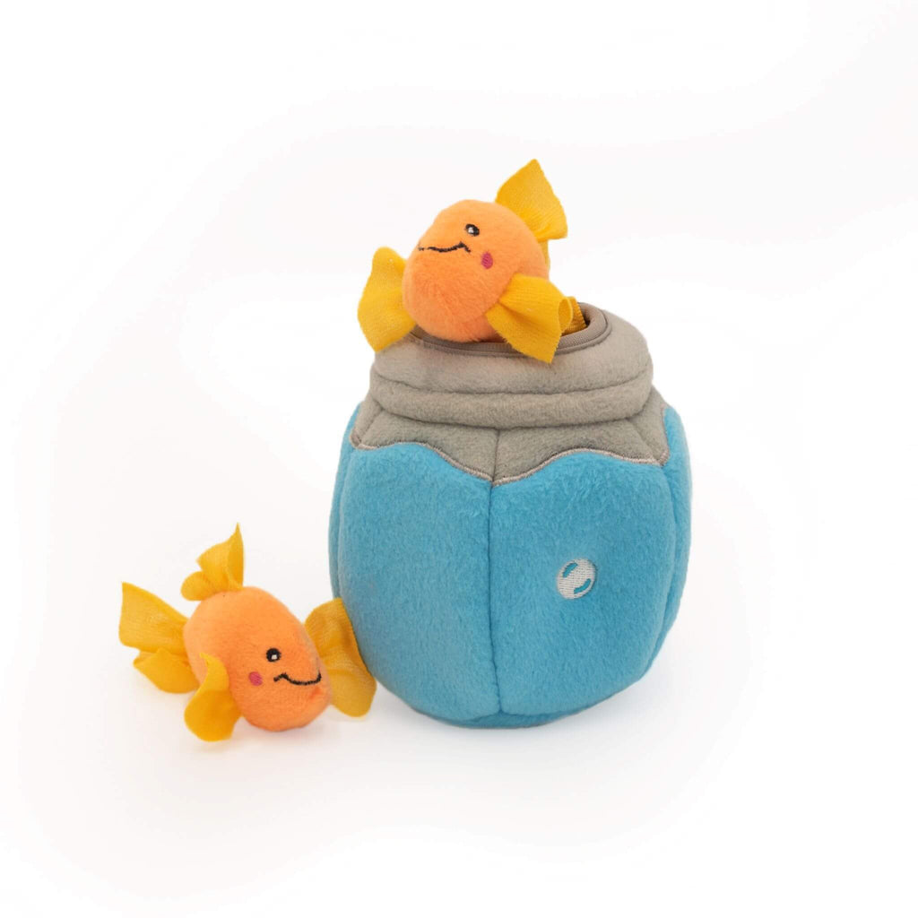ZippyClaws Fish in a Bowl Catnip Burrow Toy