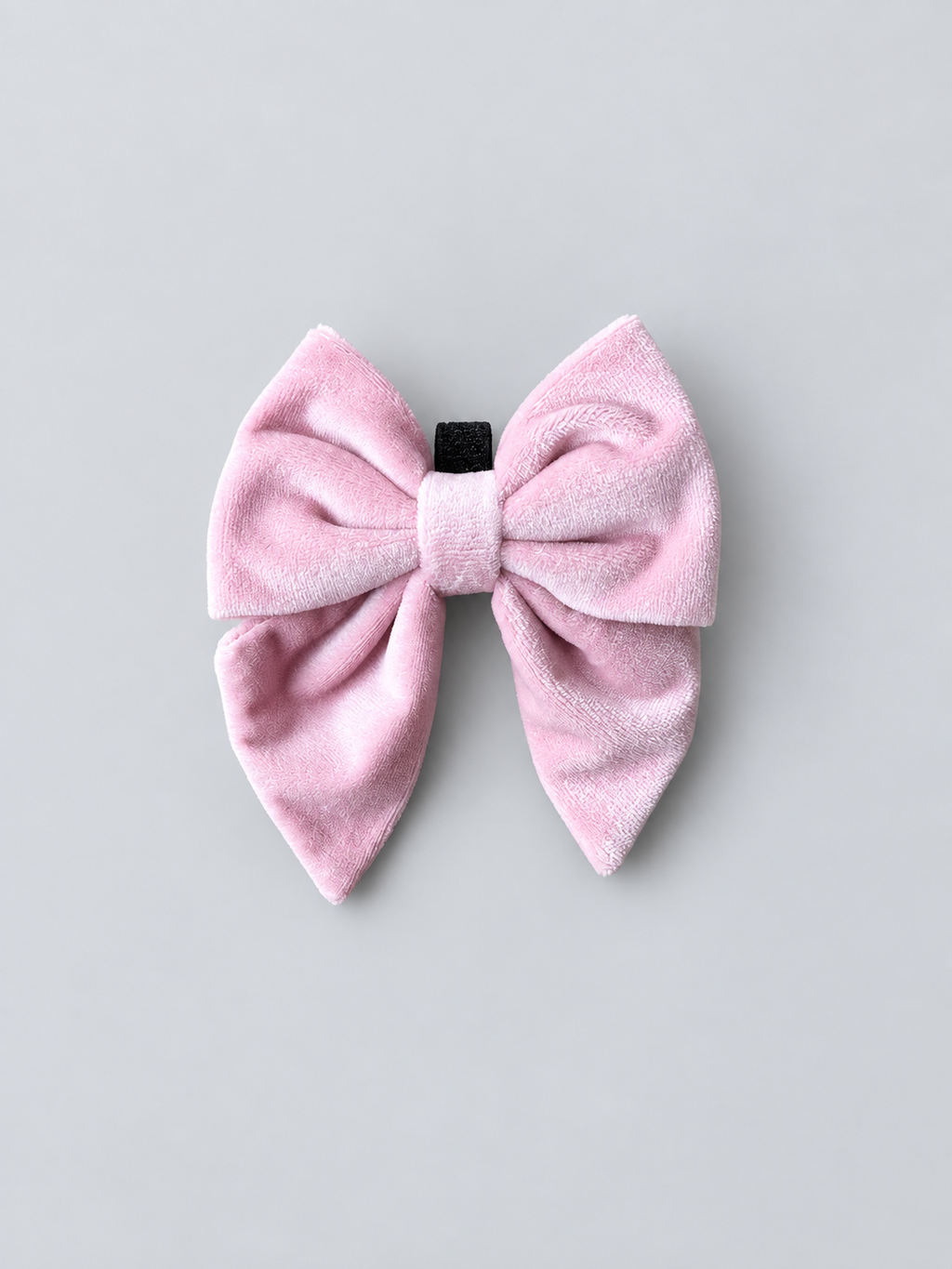 Pink Velvet Sailor Bow
