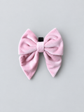 Pink Velvet Sailor Bow