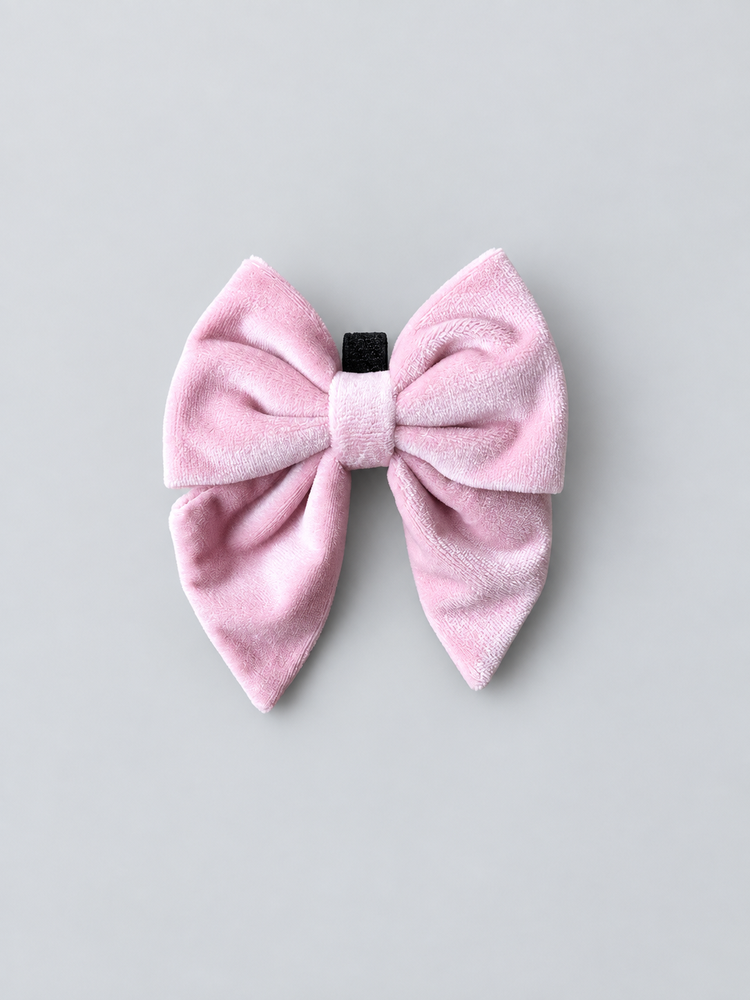 Pink Velvet Sailor Bow