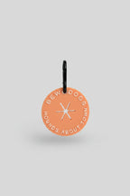 a peach coloured dog walking essential, poop loop from bew dogs, studio shot against a white background. The best accessory for clean and tidy dog walks. 