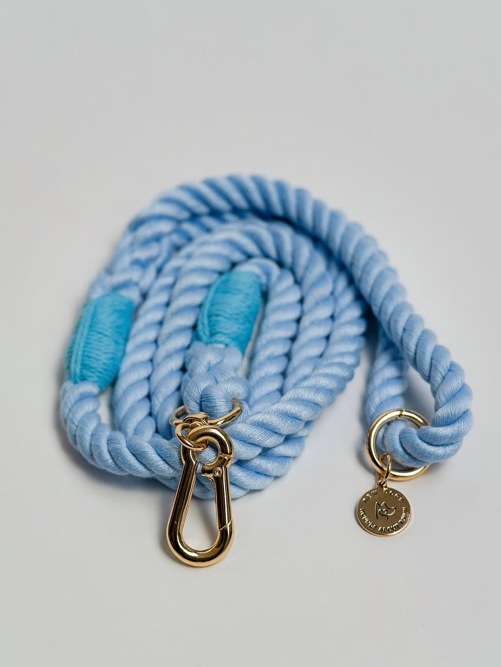 Sky Blue Rope Lead
