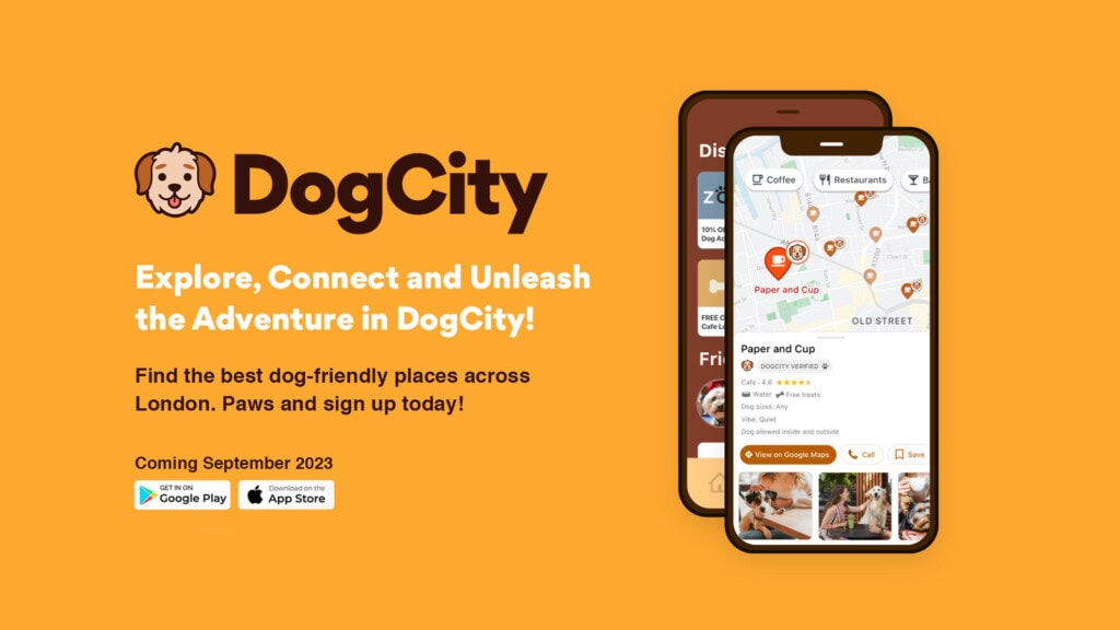 download the dogcity app to find dog friendly activities in london. the app can be found in the apple or android store and is free
