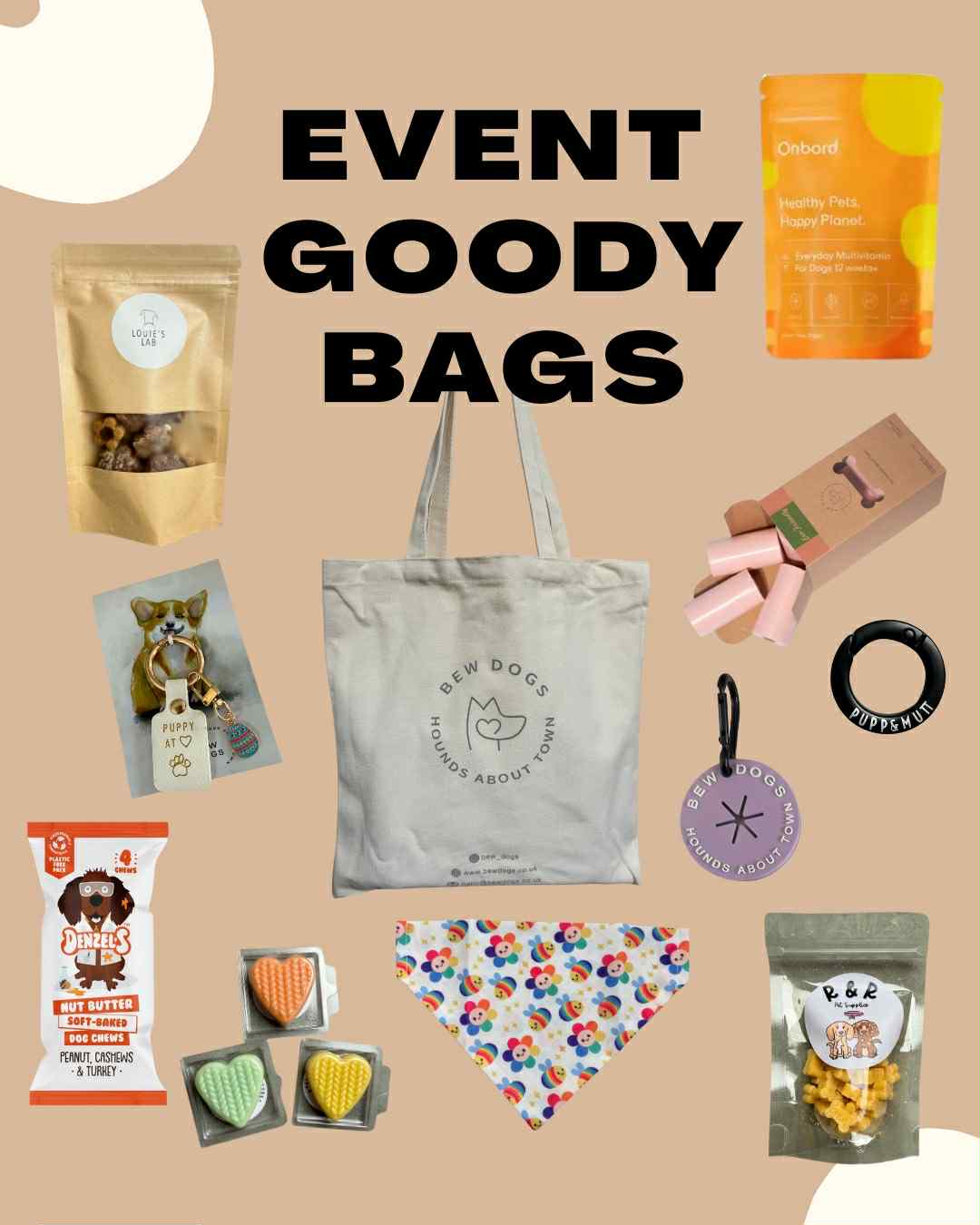 EVENT GOODY BAGS: FREE WITH MINIMUM SPEND